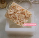 たくさんの バラ 長方形 薔薇 花 シリコンモールド レジン...