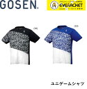【ポスト投函送料無料】ゴーセン GOSEN ウエア ゲームシャツ T2052 バドミントン・テニス