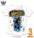 MINUTE MIRTH ミニットマース シロイネコ : ハードウォッシュ加工エイリアン雪男イエティ箔プリント半袖メンズTシャツ【ダンス 衣装 ギャング HIP HOP スケーター 大きめ 大きいサイズ】