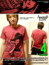 カウガールプリントコラボ半袖メンズTシャ...