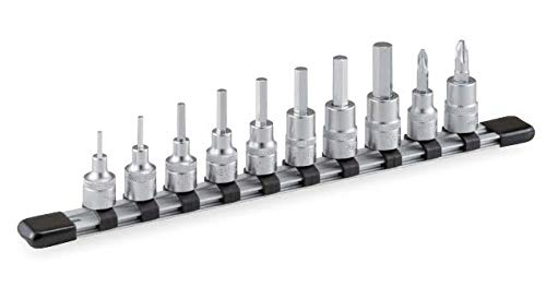 トネ(TONE) ヘキサゴンソケットセット(ホルダー付) HH310 差込角9.5mm(3/8) 内容10点