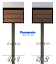 【郵便ポスト ポール付】商品名：フェイサスNタイプ 円柱型ポール(ブラック）付セット（※円柱型ポールCTP9150B＋アダプタCTP0104B）■パナソニック電工製　カラー全2色
