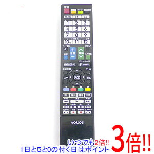 【中古】SHARP製 液晶テレビリモコン GB026WJSA