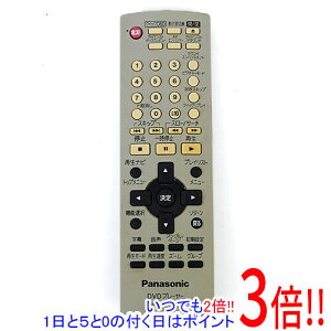 【中古】Panasonic DVD/CDプレーヤー用 リモコン EUR7631140