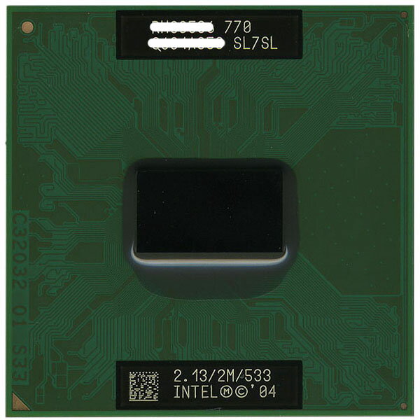  LbVX5%Ҍ   Pentium M 770 2.13GHz FSB533MHz L2 2M Dothan SL7SL