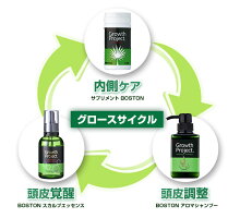 【送料無料】【あす楽】【男性用】お使いのスカルプシャンプーに限界を感じたら「毛髪大作戦GrowthProject.アロマシャンプーメンズ(300ml)&ヘアケアサプリメントBOSTON(90粒)セット」メーカー:株式会社エスロッソ