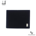 ダンヒル 財布 メンズ 22R2P10PS001 DUNHILL 二つ折り 財布 小銭入れ付き プレーン PVC ブラック あす楽 エクセルワールド ブランド プレゼントにも ウォレット