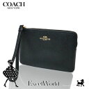 COACH コーチ アウトレット ポーチ コーナージップ リストレット F58032 IMBLK ブラック【あす楽】 エクセルワールド ブランド プレゼントにも
