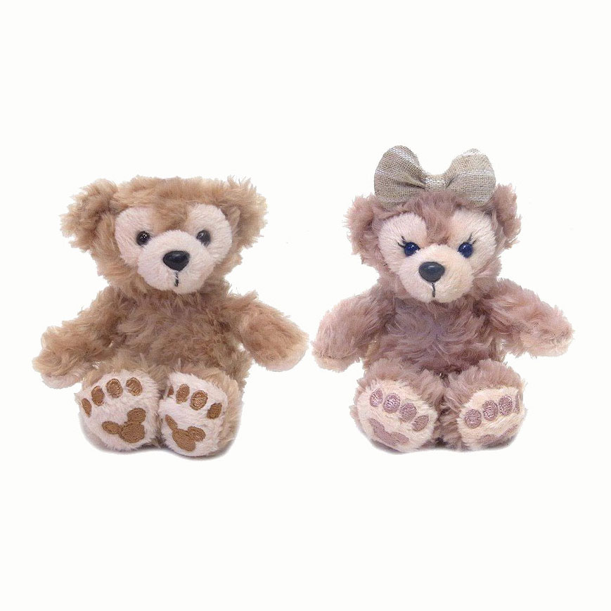 ダッフィー&シェリーメイ お座り 携帯ストラップ ペアセット 東京ディズニーシー限定ダッフィーグッズ セット販売【かわいいダッフィー買付け中! 】