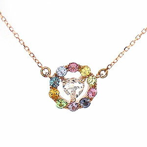 Rainbow ネックレス K10/PG 1301369 ジュエリー