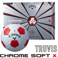 Callawey(キャロウェイ) CHROME SOFT X TRUVIS 2018 ゴルフ ボール (12球)の画像