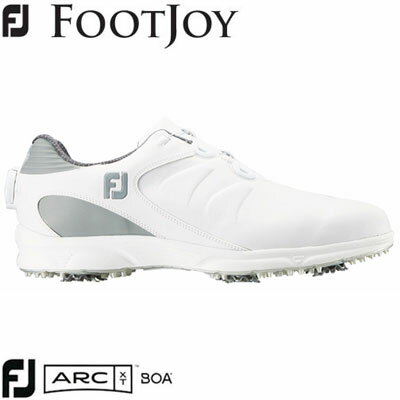 FOOTJOY(フットジョイ) FJ ARC XT Boa 2019 メンズ ゴルフシューズ 59754 ホワイト/グレー (W)の画像
