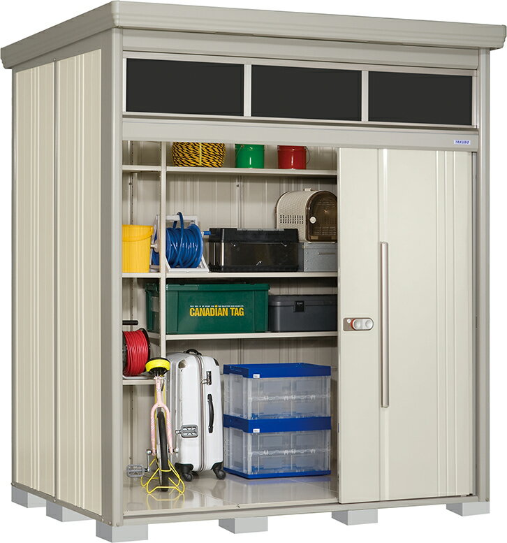 ★最大4000円OFFクーポン配布中★ タクボ物置 Mr.トールマン・ブライト JNA-SZ2215(多雪型・結露減少屋根) 中・大型物置 明かり窓 収納庫 屋外 物置き 送料無料