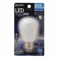 LDS1N-G-G900 LED装飾電球 サイン球 E26 昼白色 ELPA（エルパ・朝日電機）