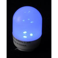 LDT1A-H-E1293 06-1009 3LED常夜灯 E12 青色 LDT1A-H-E1293 OHM（オーム電機）4971275610095 06-1009 節電！エコ！長寿命！LED電球。
