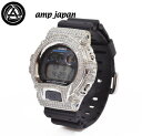 amp japan アンプジャパン10AD-551 G-shock!DW-6900カスタムGーSHOCKステンレスカバー/スワロフスキーアンティーク/メンズレディース/アクセサリー