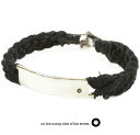 on the sunny side of the street210-282ID Plate /IDプレートBRASS/真鍮Bracelet/ブレスレット Gore Tex /ゴアテックス/ハンドメイドSilver/シルバー/アンティーク/シンプルメンズ/レディース/アクセサリー/
