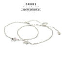 GARDEL ガーデル GDB-090 Trico Star Anklet スター アンクレット Silver シルバー