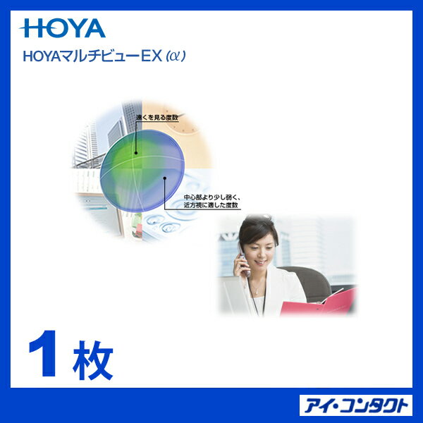 HOYA マルチビュー EX-α (アルファ) 　【遠近両用/ハードレンズ/ホヤ】...:eyecontact:10000687