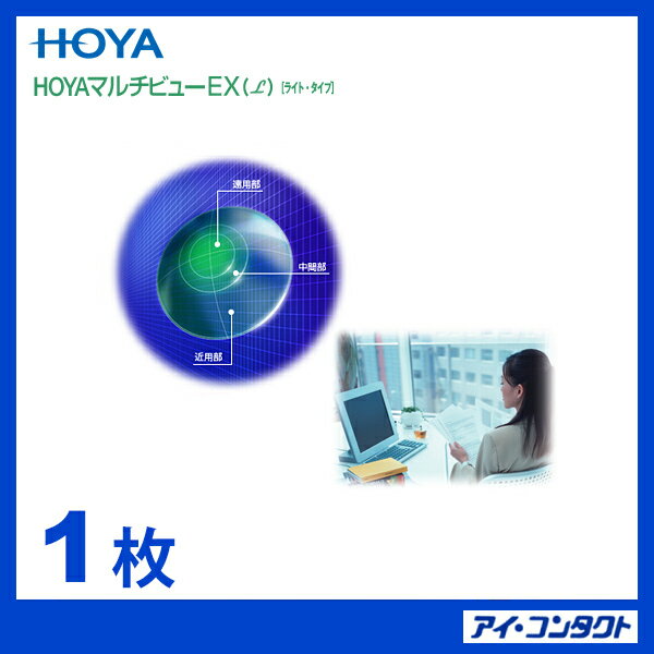 HOYA マルチビュー EX-L （ライト）　【遠近両用/ハードレンズ/ホヤ】...:eyecontact:10000688