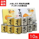 ショッピングデコポン 送料無料 JAあしきた 熊本芦北柑橘 デコポン&甘夏缶詰め (10缶入り(化粧箱))