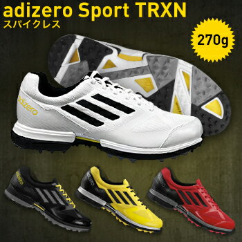 2013新製品アディダスゴルフ日本正規品adizero　Sport　TRXN（アディゼロスポートTRXN）スパイクレスゴルフシューズ