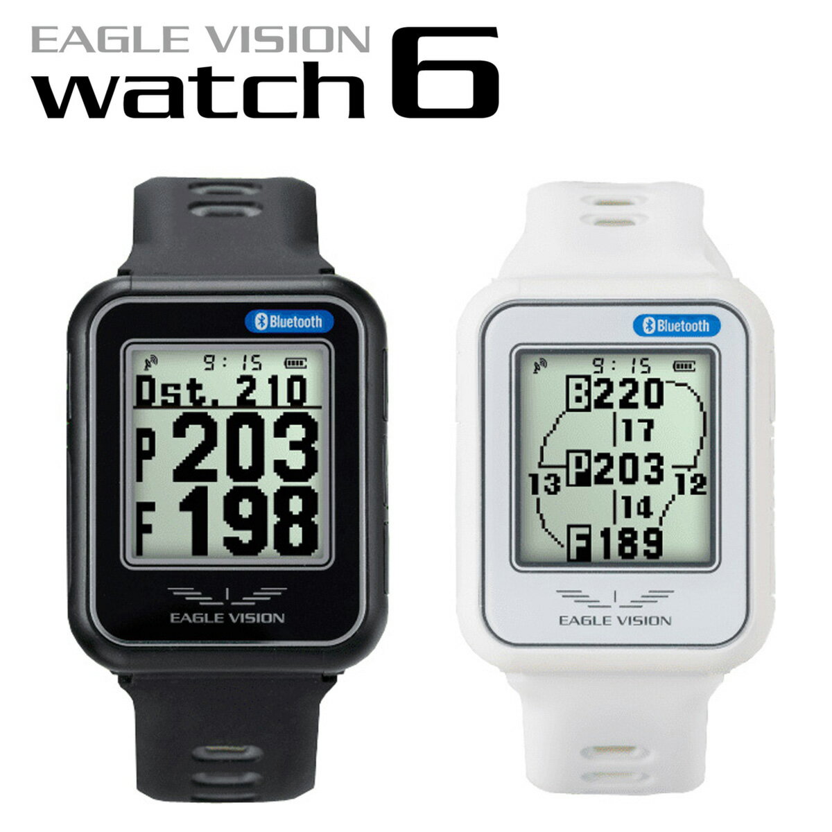 EAGLE VISION <strong>イーグルビジョン</strong>正規品 watch6 GPS watch ゴルフナビ ウォッチ EV-236 「 腕時計型GPS距離測定器 」 【あす楽対応】