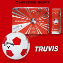 【限定品】2016モデルキャロウェイ日本正規品CHROME SOFT TRUVIS(クロムソフト トゥルービス)ゴルフボール「1ダース(12個入)」【あす楽対応】