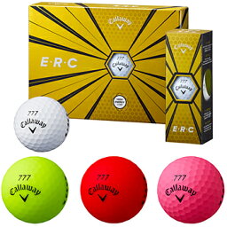 Callaway <strong>キャロウェイ</strong> 日本正規品 ERC イーアールシー ゴルフ<strong>ボール</strong> 1ダース(12個入) 「 19ERCBALL 」 【あす楽対応】