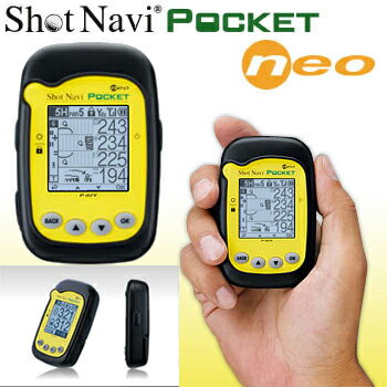 ポケットに収まる高性能GPS測定ナビゲーションShotNavi　POCKET　Neo（ショットナビポケットネオ）10P13oct13_b