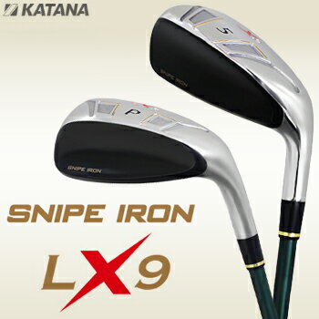 KATANA　GOLFカタナゴルフ日本正規品SNIPE　IRON　LX9アイアンカタナオリジナルカーボンシャフト9本セット（＃4〜9、PW、AW、SW）