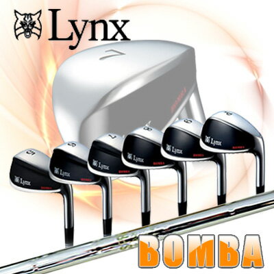 Lynx（リンクス）BOMBAアイアン6本セット（＃5〜9、PW）NSPRO950GH-Sスチールシャフト