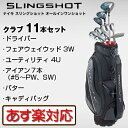 2013モデルナイキゴルフ日本正規品スリングショットslingshotオールインワンセット11本セット（＃1W、＃3W、＃4U、＃5〜PW、SW、パター）＆キャディバッグ