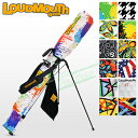 2017新製品LOUDMOUTH GOLF(ラウドマウス ゴルフ日本正規品)セルフスタンドキャリーバッグフック付きタオル付き「LM-CC0003」【あす楽対応】