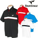 BRIDGESTONE TOURSTAGEブリヂストン ツアーステージ吸汗速乾半袖ボタンダウンポロシャツDTM02A「春夏ゴルフウエアs7」