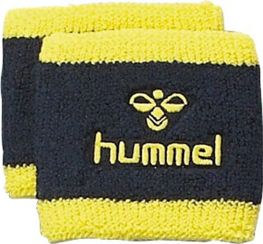 ヒュンメル（hummel）　リストバンド2個組　ブラック×サルファー　ssk-hfa9011-9037【マラソン201207_趣味】