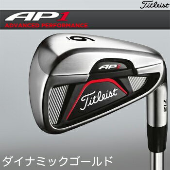 2012モデルタイトリスト日本正規品AP1（712）デュアルキャビティアイアン6本セット（＃5〜PW）ダイナミックゴールドスチールシャフト【マラソン201207_趣味】