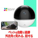 ペット カメラ 留守 見守りカメラ ペットカメラ ワイヤレス 留守番 防犯カメラ 家庭用 ペット 監視カメラ sdカード録画 自動追跡 簡単 設置 ネットワークカメラ ペットモニター ベビーモニター Wi-Fi EZVIZ スマホ 遠隔監視 送料無料