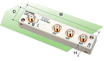 [MASPRO/マスプロ]【2655MHz対応】地上デジタル対応！簡単・便利　3分配器　全電通型