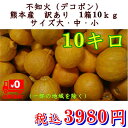 不知火(デコポン) 熊本産訳あり10キロ【送料無料】(一部の...