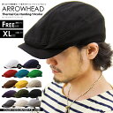 【 送料無料 】 ARROWHEAD （ アローヘッド ） サーマル （ ワッフル ） キャス　ハンチング　（ フリーサイズ / ビッグサイズ）  ( 大きいサイズ　メンズ　大きい帽子 ) 10P17Aug12