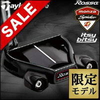 【セール】テーラーメイド ロッサモンザ イッツィビッツィ スパイダー AGSI+ パター ブラックカラーバージョン ダブルベンドタイプ 【ゴルフクラブ】　　