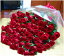 国産一輪バラの花束100本の花束