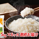 【ふるさと納税】新しのつ米「ななつぼし」5kg×6カ月連続お...