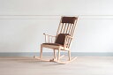 【ふるさと納税】M-chair Rrocking〈ブラウン革〉