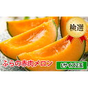 【ふるさと納税】ふらの赤肉メロン【検選】Lサイズ2玉セット ...