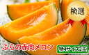 【ふるさと納税】ふらの赤肉メロン【検選】特4サイズ2玉セット...