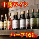 【ふるさと納税】C01-3 十勝ワインハーフ16本セット
