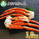 【ふるさと納税】 蟹 ボイルタラバ足 1.5kg×1 北海道...