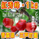 【ふるさと納税】さくらんぼ「紅秀峰」2L玉・約1kg【並び詰...
